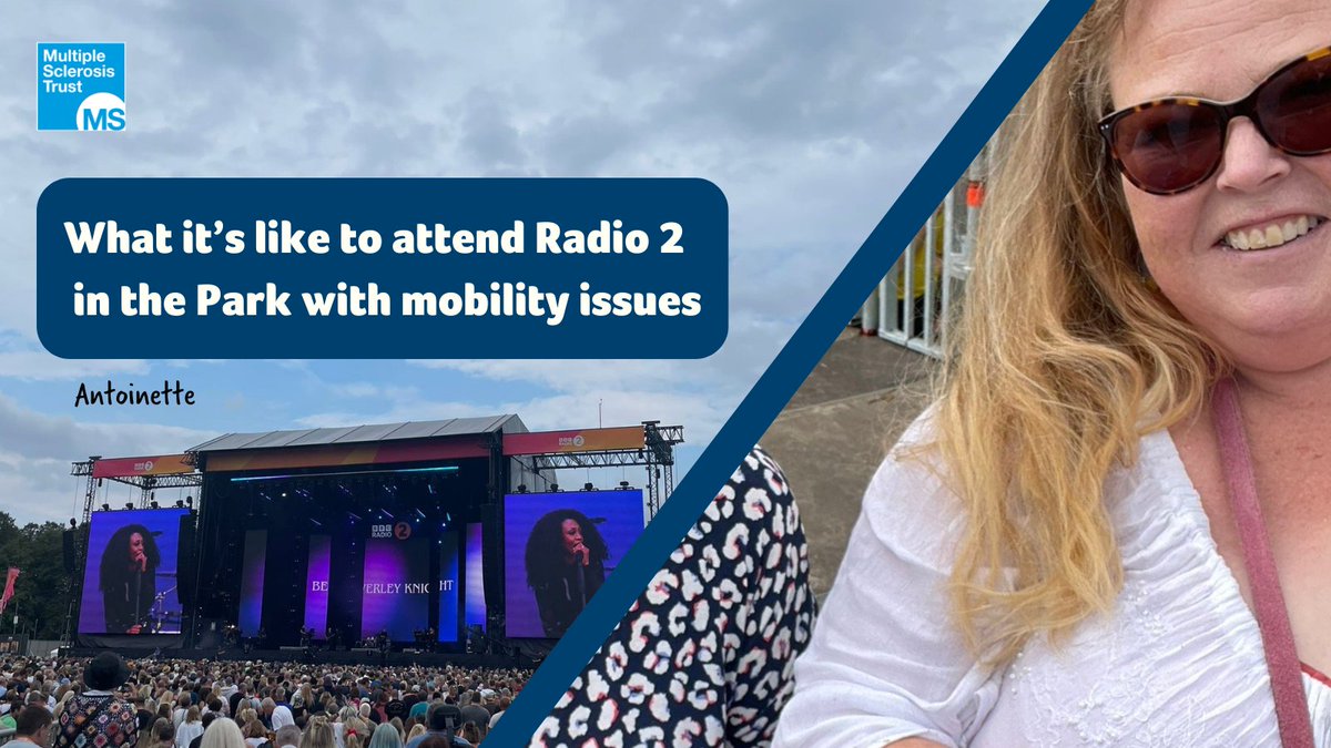 MSTrust (@mstrust) on Twitter photo How accessible is <a href="/BBCRadio2/">BBC Radio 2</a> in the Park for people with MS? Antoinette takes along her powered wheelchair to find out.
Head to the link below to read Antoinette's story.
pulse.ly/djhup6nvql
#MS #MultipleSclerosis #MSAwareness #MultipleSclerosisAwareness #InvisibleIllness How accessible is <a href="/BBCRadio2/">BBC Radio 2</a> in the Park for people with MS? Antoinette takes along her powered wheelchair to find out.
Head to the link below to read Antoinette's story.
pulse.ly/djhup6nvql
#MS #MultipleSclerosis #MSAwareness #MultipleSclerosisAwareness #InvisibleIllness