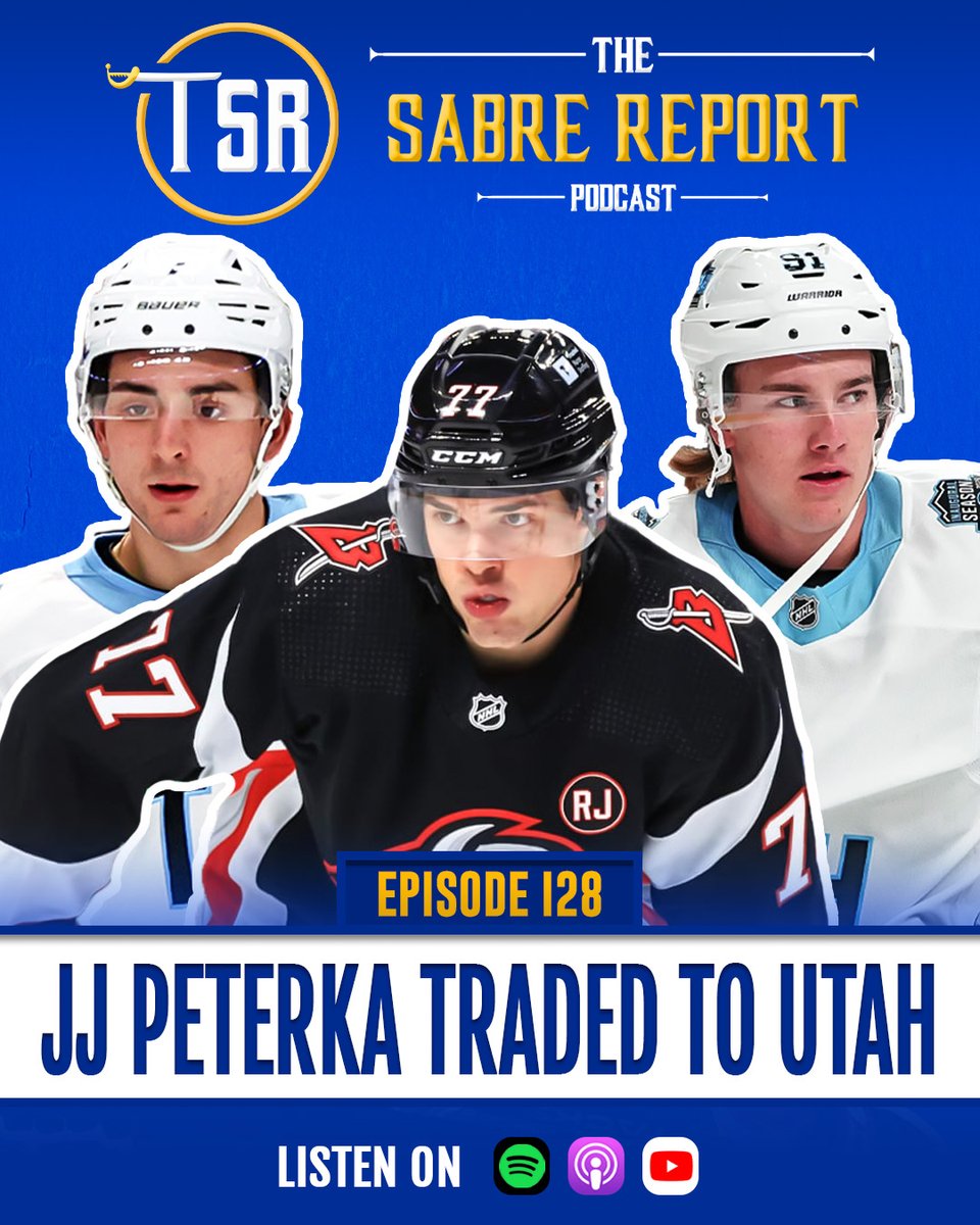 SabreReportPod's tweet image. ICYMI our live reaction to the JJ Peterka trade last night has been uploaded to all listening platforms!
🎧 Spotify: open.spotify.com/episode/7mvcKf…
🎧 Apple Podcasts: podcasts.apple.com/us/podcast/the…
📺 YouTube: youtu.be/Ein7Ucj-ztM