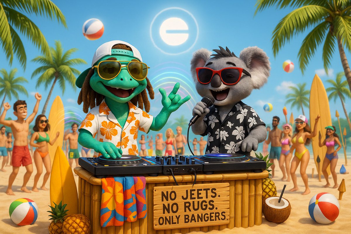 GM GM!!!

🎉 It’s $Ziggy Thursday, and the vibes are 🔥

Ziggy’s not just riding the wave…

🎶 he’s droppin’ beats, spittin’ alpha, and DJ’ing this crypto party like a legend 🦎🎧

Speakers bumpin’ 📈
Candles pumpin’ 📊

No jeets on the list — only real ones in the VIP 🏄‍♂️💎