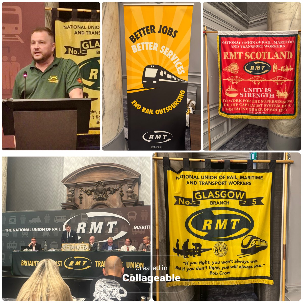 kchewings's tweet image. ✊ Was proud to attend my first @RMTunion AGM 2025 in Glasgow – important decisions were made and key policies passed. A real show of strength and solidarity. #RMT #Solidarity #AGM2025 🚆🚢🛤️🚌🚕