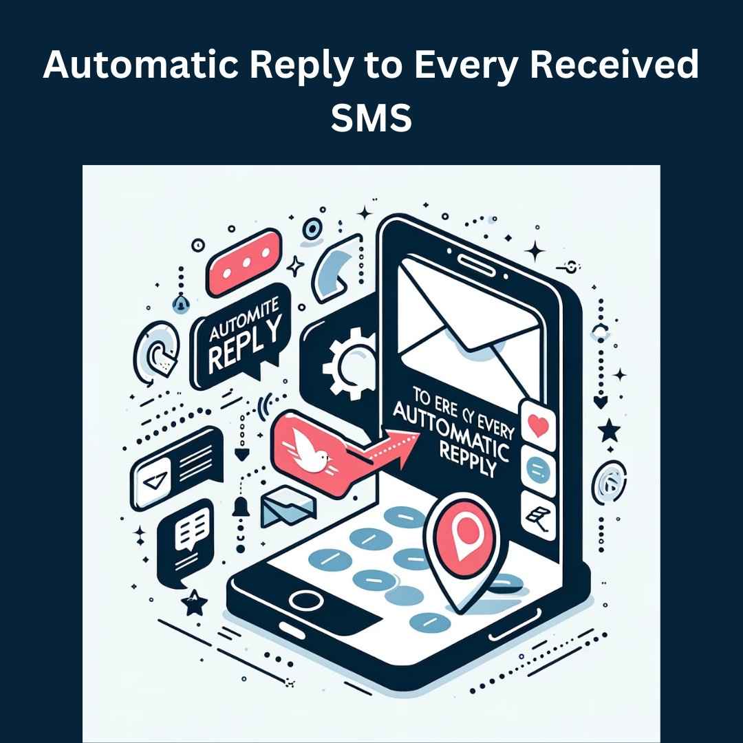 smsmobileapi's tweet image. 🚀Automatic Reply to Every Received SMS 🌟
With SMSmobileAPI, you can set up an advanced automatic response that will be sent to each person who sends you an SMS, featuring a customized message tailored to your needs.
#SMSmobileAPI #ReceivedSMS #onlinemarketing #AutomaticReply
