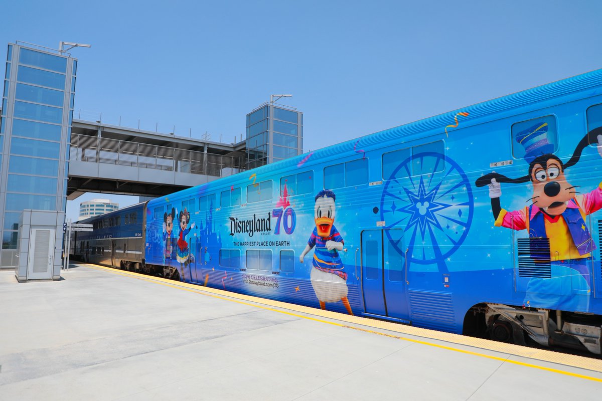 Pacific Surfliner (@pacsurfliners) on Twitter photo π Our Disneyland-themed Pacific Surfliner is celebrating 70 years of <a href="/Disneyland/">Disneyland Resort</a> π
β¨ Save 5% on park admission
π 20% off travel to Anaheim (code: V712)
π Free ART shuttle w/ train ticket
Plan your ride β PacificSurfliner.com/Disney
#Disneyland70 #amtrak #pacificsurfliner π Our Disneyland-themed Pacific Surfliner is celebrating 70 years of <a href="/Disneyland/">Disneyland Resort</a> π
β¨ Save 5% on park admission
π 20% off travel to Anaheim (code: V712)
π Free ART shuttle w/ train ticket
Plan your ride β PacificSurfliner.com/Disney
#Disneyland70 #amtrak #pacificsurfliner