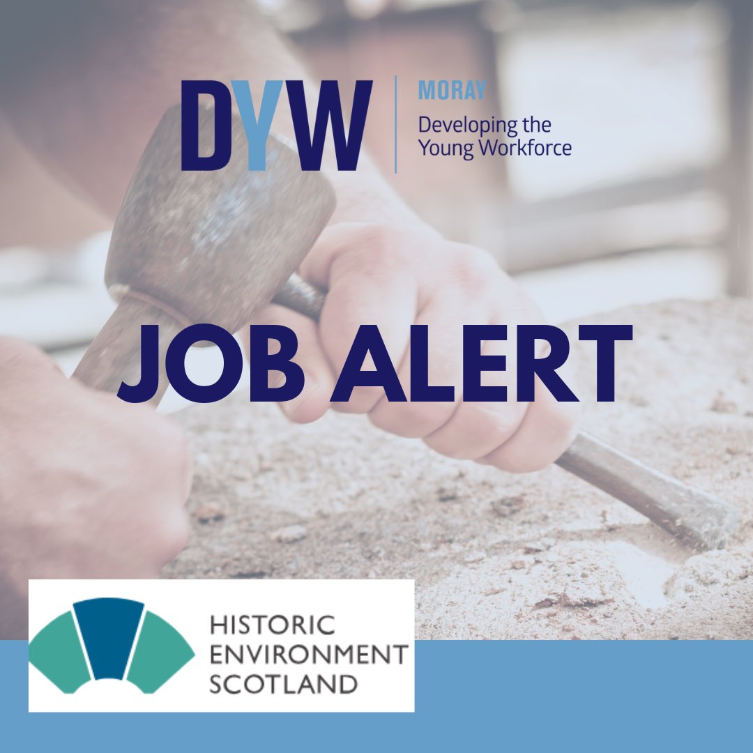 DYWMoray's tweet image. 🔨APPRENTICESHIP OPPORTUNITY🔨
Historic Environment Scotland are looking to recruit an Apprentice Stonemason to join the team!
For more information - dywmoray.co.uk/jobs/
#MorayApprenticeships #MorayApprenticeshipJobs