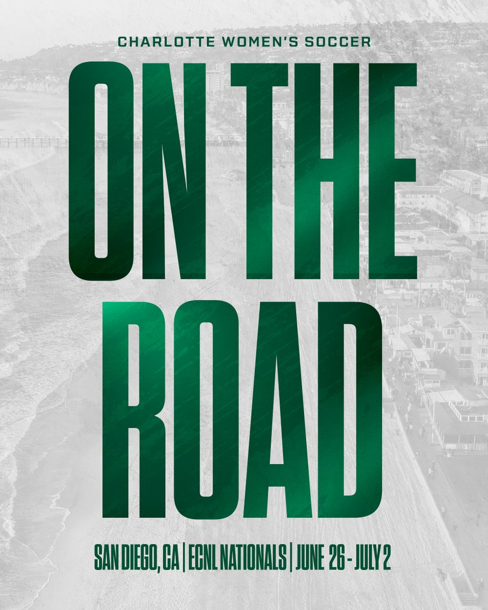 CharlotteWSoc's tweet image. ๐๐ง ๐ญ๐ก๐ ๐ซ๐จ๐๐
We're out west looking for Future Niners at ECNL Nationals!
#GoldStandardโ๏ธ