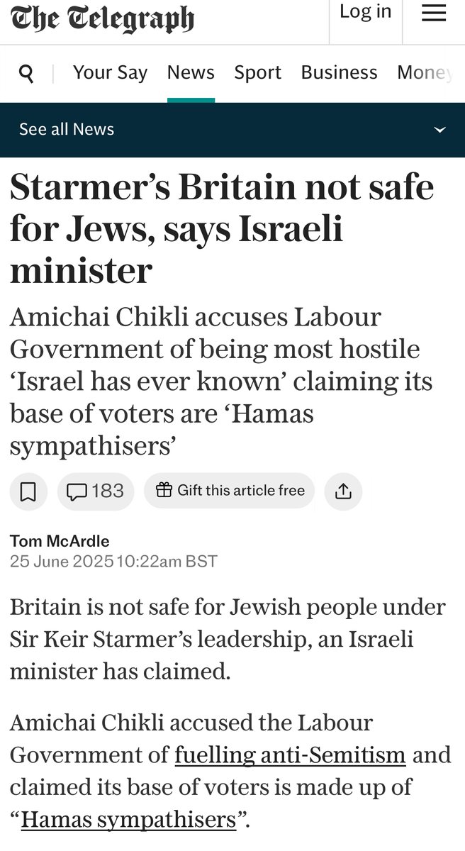 Keir Starmer must apologise, suspend himself, investigate himself, expel himself, call in the EHRC, dissolve the Labour membership, proscribe the Labour Party, bomb Iran, bomb Lebanon, bomb Gaza, resign as prime minister and visit Israel to beg for forgiveness and join the IDF.
