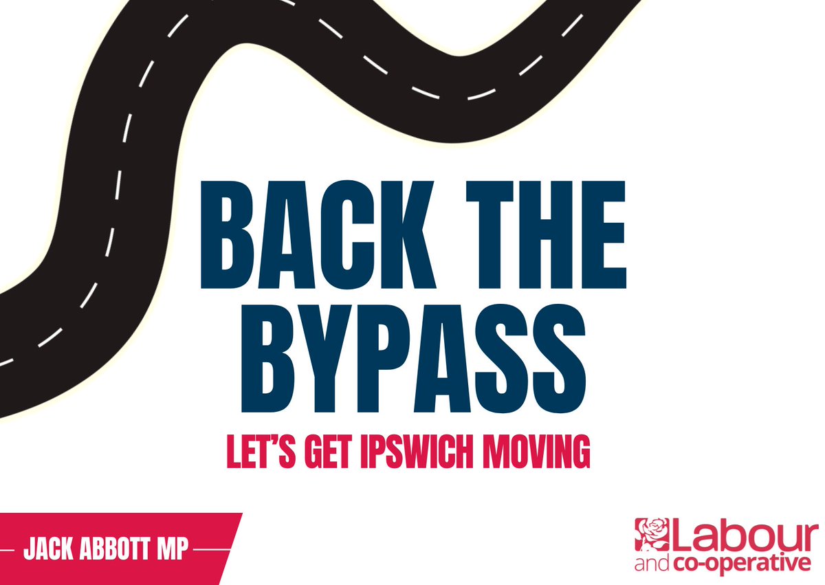 I #BackTheBypass because I want to get Ipswich moving, but I need your help to break the deadlock.

Sign and share my petition to urge the Suffolk Conservatives to stop blocking progress and revive proposals for a Northern Bypass: ipswich-labour.org.uk/ipswich-northe…