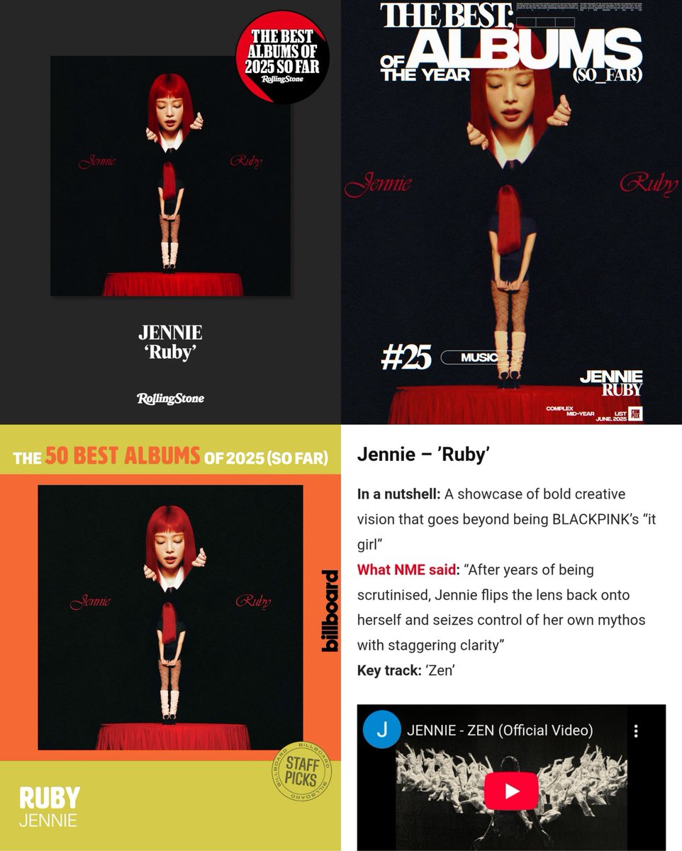 rolling stone ✅
complex ✅
billboard ✅
NME ✅