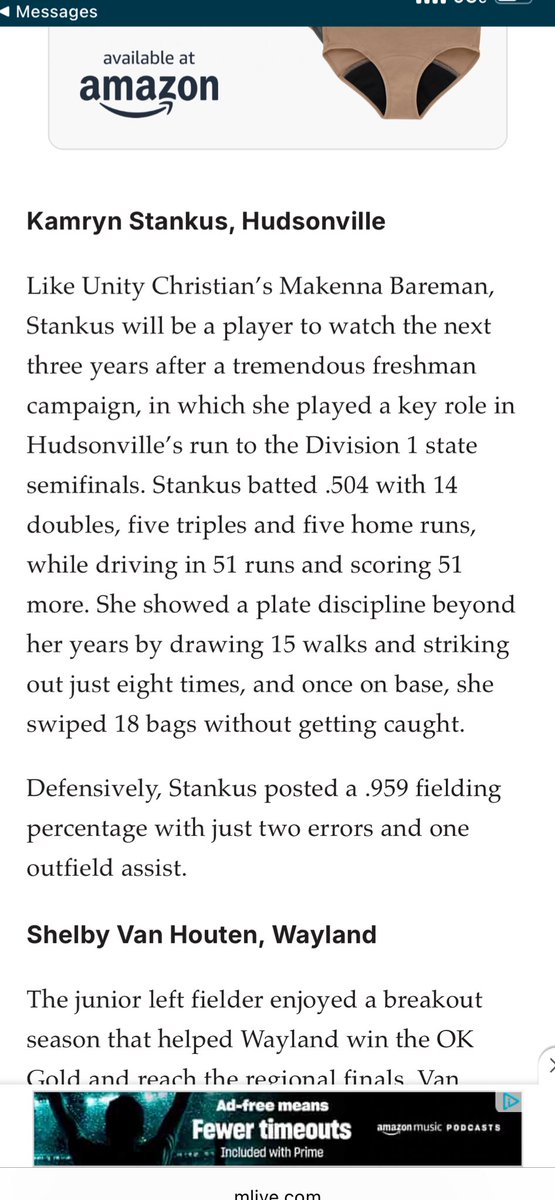 Thank you <a href="/MLive/">MLive</a> for naming me a First Team Dream Team outfielder. It means so much!

<a href="/FirecrackersWa1/">Firecrackers - Wallace</a> <a href="/Turnin2Pezz/">Turnin2 Pezz</a> <a href="/pezzplayers/">ron pezzoni</a> <a href="/chiddy3/">Amanda Chidester, OLY</a> <a href="/btholl/">Bonnie Tholl</a> <a href="/2Ganeff/">Kris Ganeff</a> <a href="/CoachDeOliveira/">☘️Irish Coach Boo!☘️</a> <a href="/UGACoachTony/">Tony Baldwin</a> <a href="/TonySmithNUSB/">Anthony Smith</a> <a href="/Syd_finch/">J.T. D’Amico</a> <a href="/MikeDavo17/">MIKE DAVENPORT</a> <a href="/TexasCoachWhite/">Mike White</a> <a href="/UKCoachLawson/">Rachel Lawson</a> @CoachSingTexas