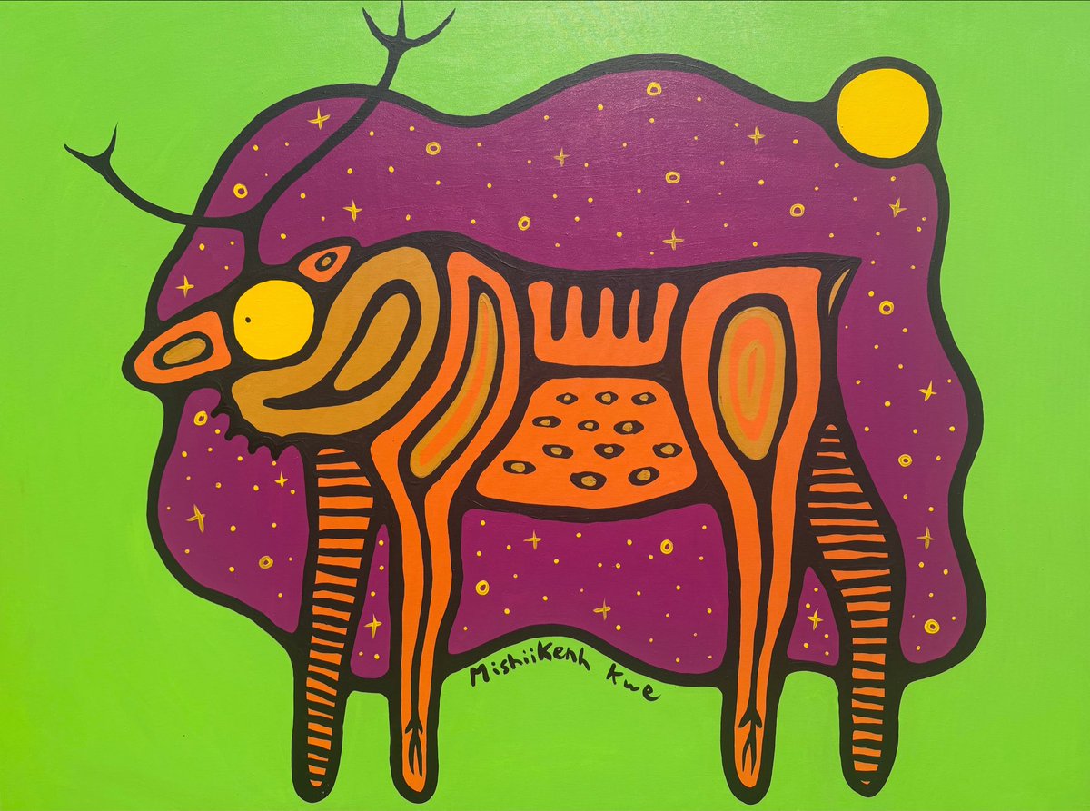 mishiikenhkwe's tweet photo. new paintings

Blandings, 36x48 inches
Adik ndoodem, 36x48 inches 

both available https://t.co/2vJ1ThEiyb