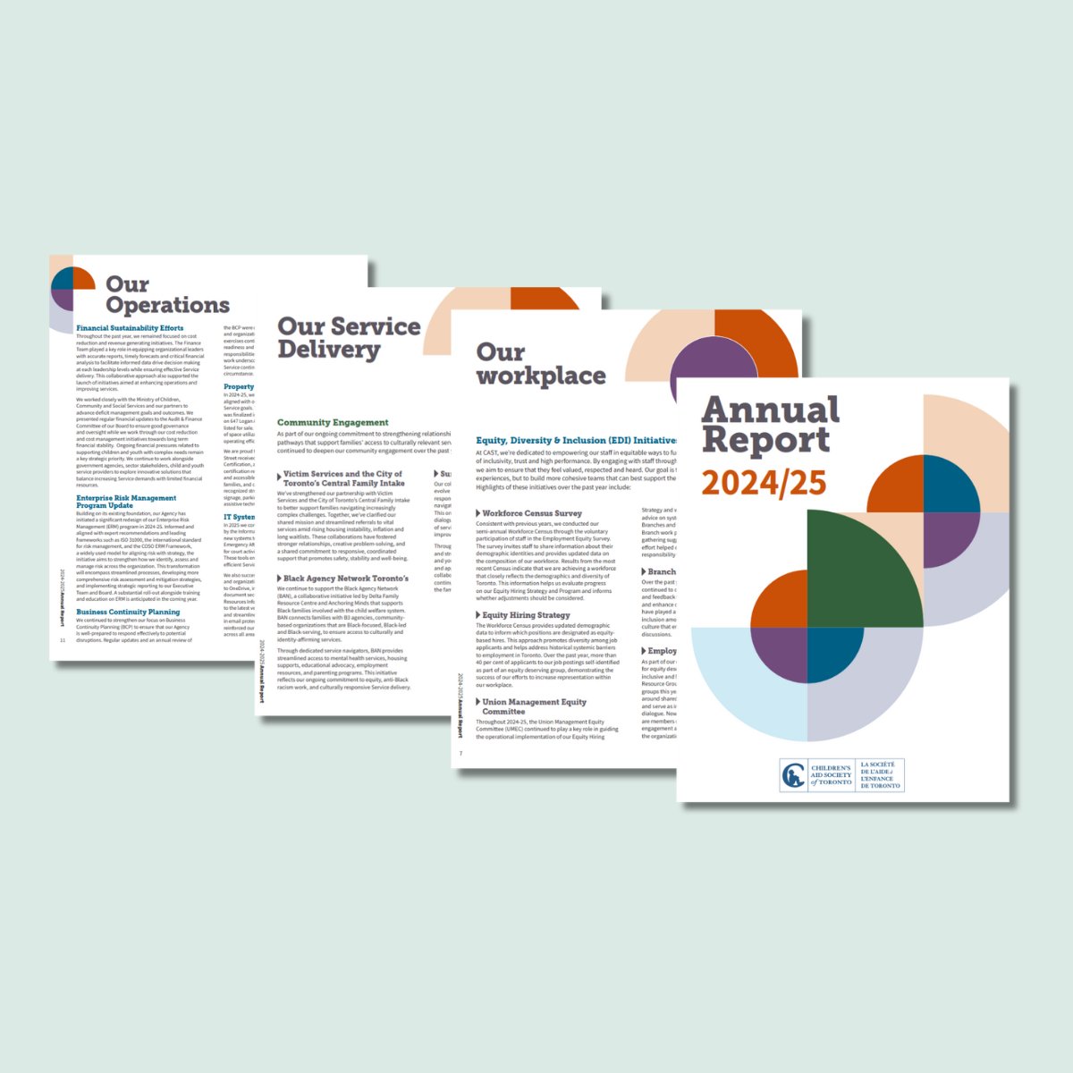 We’re proud to launch our 24/25 Annual Report that reflects the ongoing efforts of our staff and our shared commitment to families we serve. Take a closer look at the milestones that shaped the past year and the foundation we’re building for our future: torontocas.ca/news/cast-laun…