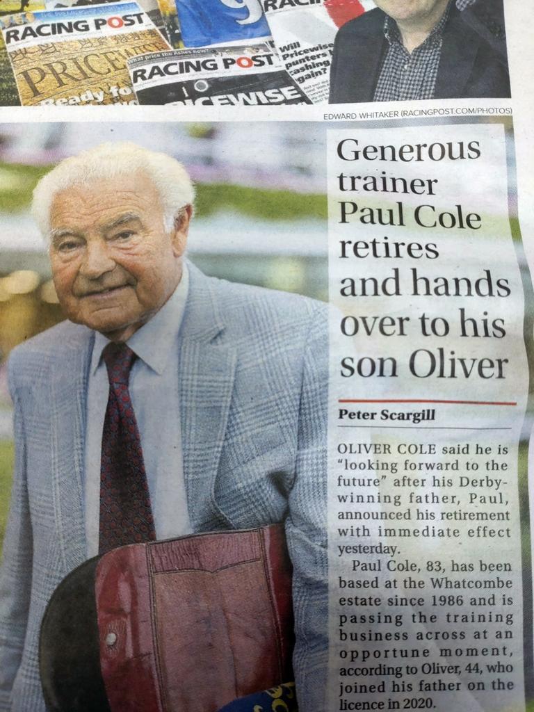 Can't have been too generous as he never bought me a pint! Happy retirement to him.