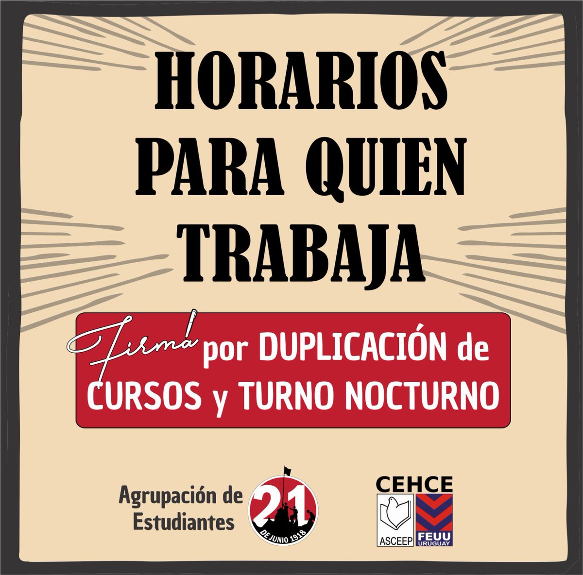 21dejunioFeuu's tweet photo. DUPLICACIONES DE CURSOS Y HORARIOS PARA HABITAR LA FACULTAD

UNA NECESIDAD VIGENTE

En este semestre impar del año 2025, de los 120 cursos que se ofertan, sólo 6 de ellos se dictan en doble horario.... https://t.co/6ydFFZ9oXM