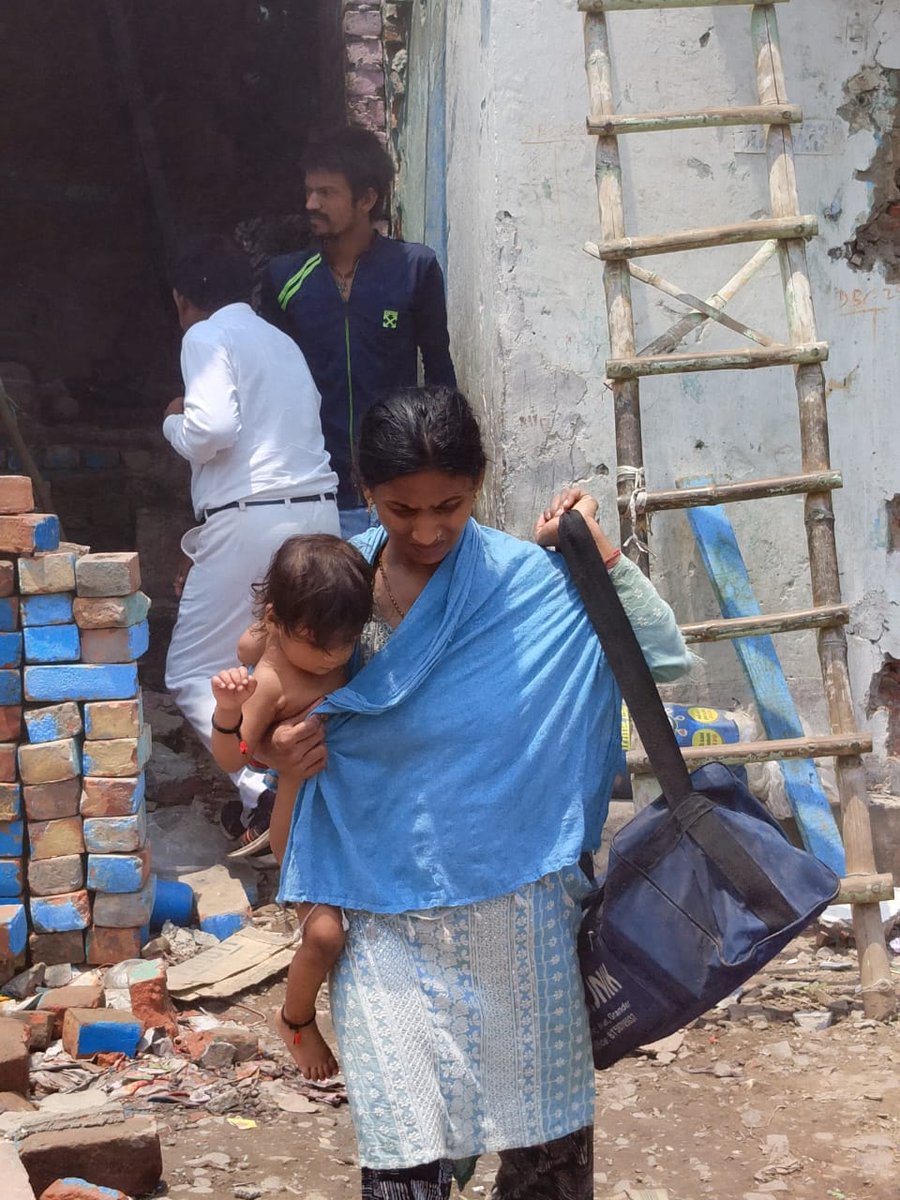 akash_del06's tweet photo. We have seen demolitions before. Never have we seen as much hopelessness as we saw in Wazirpur today. But should we be surprised? 

The government is openly violating all laws: the constitutional right to shelter, the right procedures for demolition (survey, notice, rehabilitation), respect for court orders.  

In a recently filed petition, residents of Wazirpur complained of administrative arbitrariness. The High Court demanded for a response from the Railway authorities in the specific instance of Wazirpur. 

In complete contravention of the legal procedures, the authorities have demolished homes weeks before the court date when they were supposed to respond - and demolished far more homes than their notice stated.  

Let's be clear: we have never said that illegal structures should not be removed. All we have demanded are: 

(a) the government sticks to the existing laws and constitutional principles;

(b) the government accepts that workers do not stay in illegal colonies by choice but due to compulsion, because in another violation of law, they are mostly paid even below the minimum wages;

(c) the government acknowledges that most of the "illegal colonies" have earlier been recognized by the government by granting Voter ID cards and Aadhar cards to residents on those addresses; 

(d) the government provides the residents with respectable rehabilitation and assures all citizens the right to shelter. 

If you feel this is too radical a demand, too "Leftist", or too impractical, please note that the ongoing brutality will render cities impractical, lead to large scale social instability, and ultimately break your lives as well.