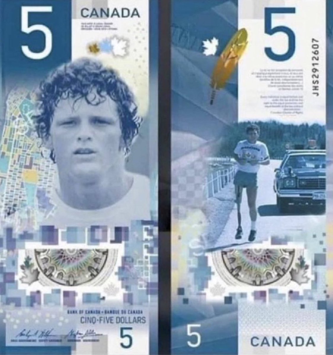 MadelnCanada's tweet photo. I can’t wait to physically have a Terry Fox $5 bill in my hands ❤️🇨🇦 https://t.co/eWbZ4b04M9