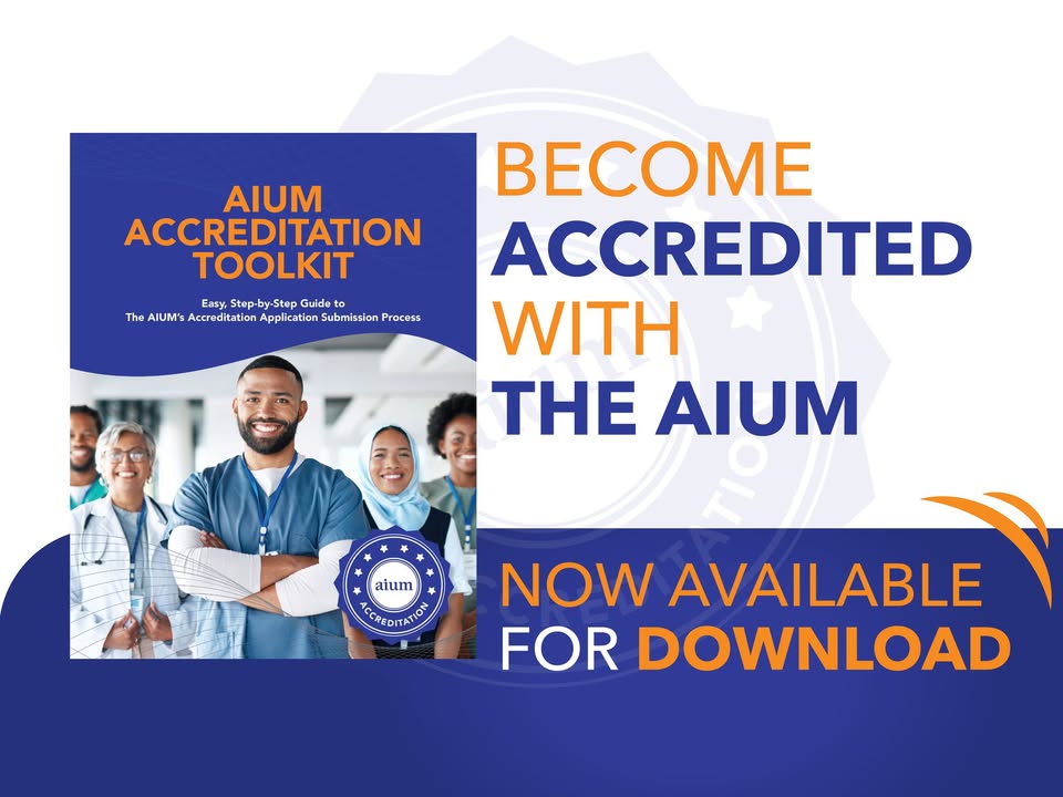 Display your commitment to the highest quality patient care through ultrasound practice accreditation from the AIUM. Become familiar with the accreditation process by downloading our Accreditation Application Toolkit. Get your copy today: bit.ly/3SdytfV