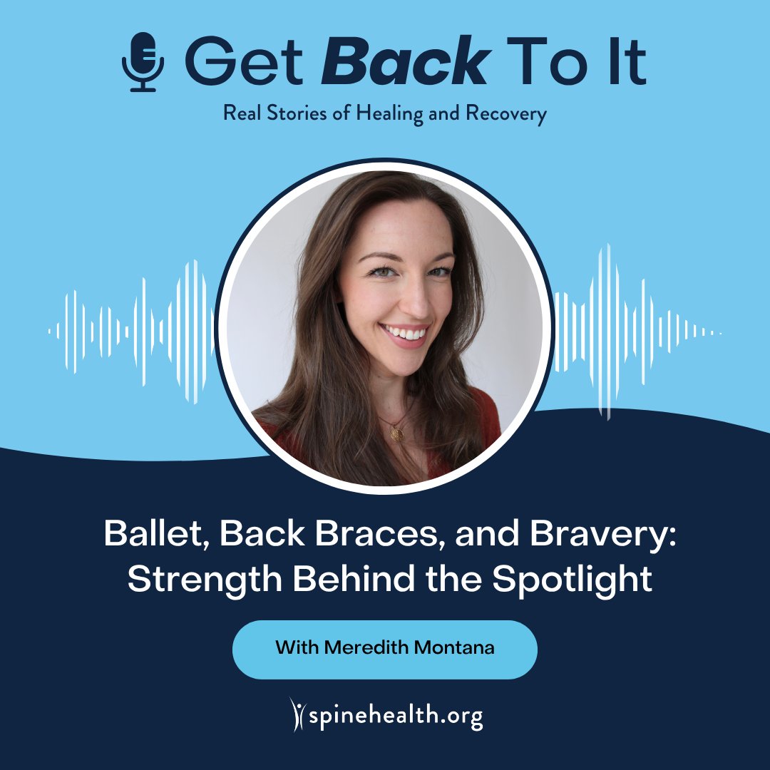 SpineHealthFdn's tweet image. 🩰 From back brace to the big stage.
After a 15-level spinal fusion, this ballerina defied the odds—and danced with Cher at the Macy’s Parade.
🎙️ Hear her powerful story on Get Back To It.
🎧 Ballet, Back Braces and Bravery: Strength Behind the Spotlight - spinehealth.org/podcast/ballet…