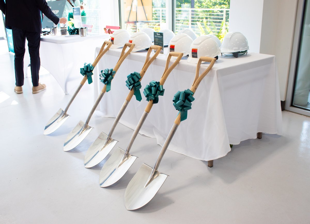 Our User Development Services Group has officially broken ground on FICEP’s new North American HQ in Alpharetta, GA. This two-phase, 120,000 SF development will include office, showroom, and final assembly space for FICEP’s Italy-manufactured machine tools.