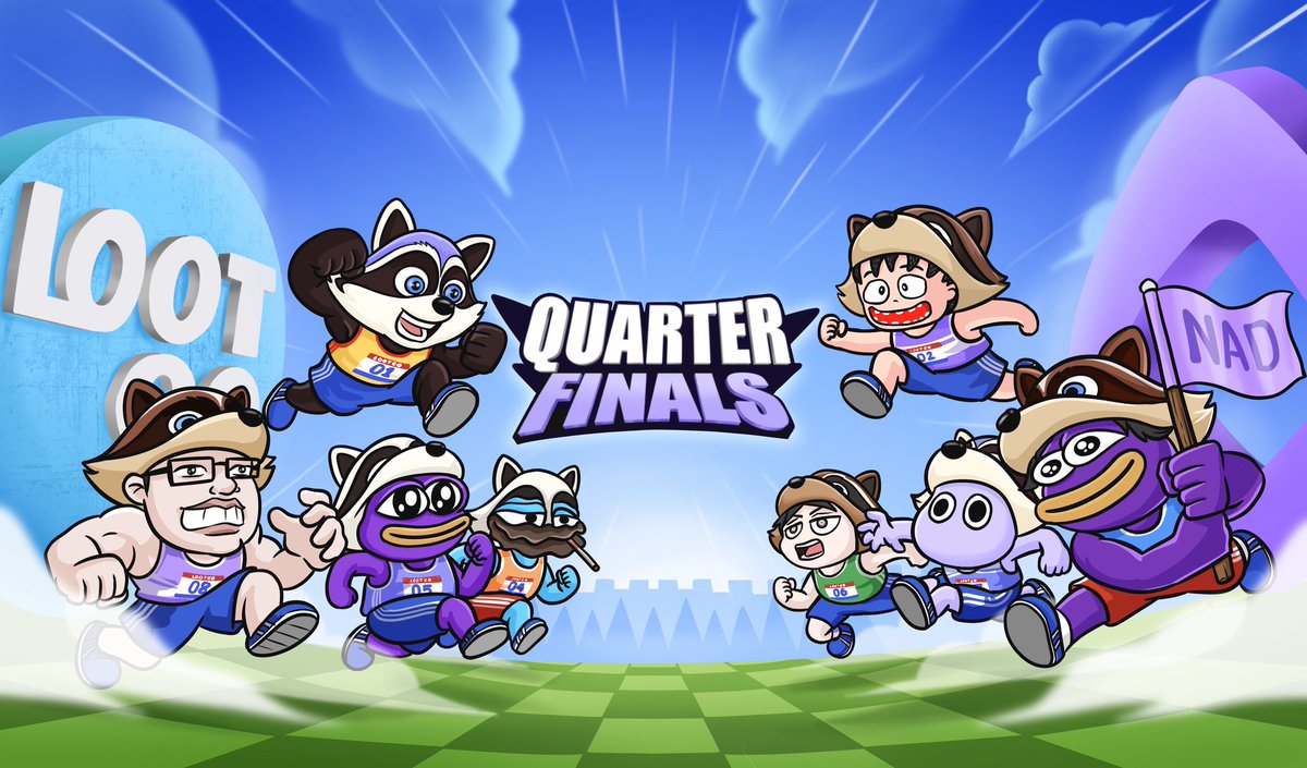 🔥 June Madness Quarter Finals are STILL going strong!

It's not too late to join one of the 8 teams (and absorbed teams) battling it out in the quarter finals!

Match 1
<a href="/thisisfin_/">This is Fin</a> : Team Finna Make It / invite code: fin
supported by - <a href="/KGdotmon/">K G ⨀ 🟪</a>: Spiky Syndicate
vs.