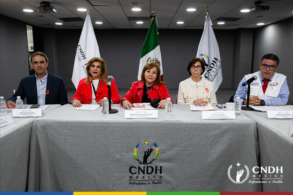 CNDH's tweet photo. Durante la inauguración del conversatorio “Día Internacional de Apoyo a las Víctimas de la Tortura”, la presidenta de la #CNDH, Mtra. @RosarioPiedraIb  destacó avances en la prevención y erradicación de la tortura y los tratos crueles, inhumanos y degradantes. 

🔗Conoce más: https://t.co/RW3fCGiusU

#DefendemosAlPueblo 
#MéxicoSinTotura