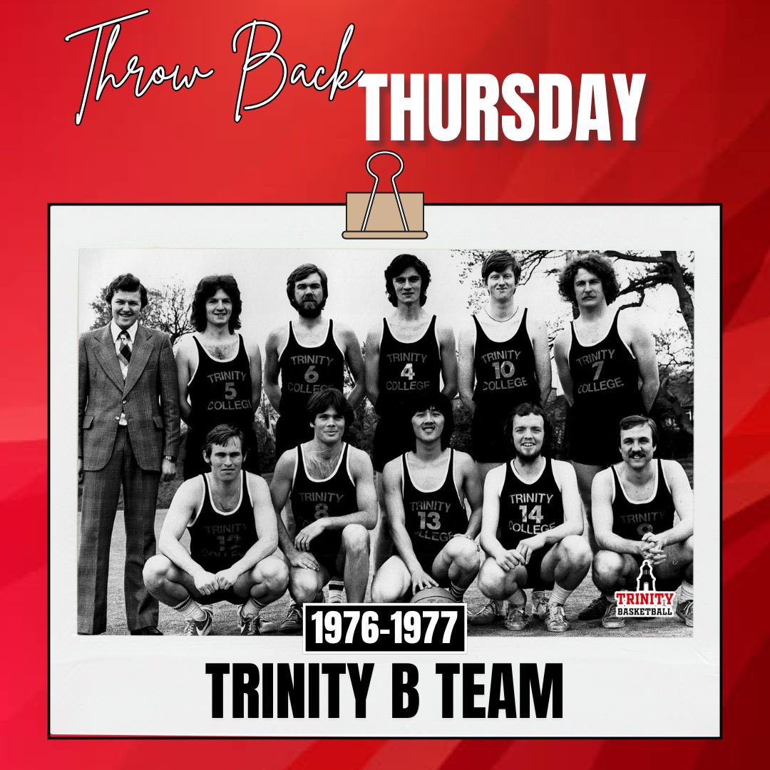tcdbball's tweet image. 🏀 Throwback Thursday: Trinity Basketball, Late ‘70s Edition
Celebrating a golden stretch in Trinity Basketball history
We love hearing these stories — if you or someone you know played for Trinity, get in touch and help us keep the legacy alive! 📬
📧 dubasket@tcd.ie