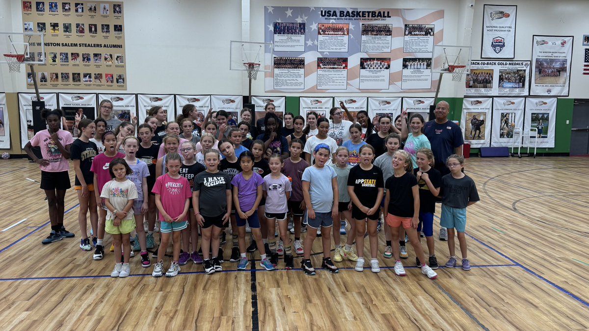 Thirty years of 🏀 camp! 

1996 - 2025.

🏀😊!!!