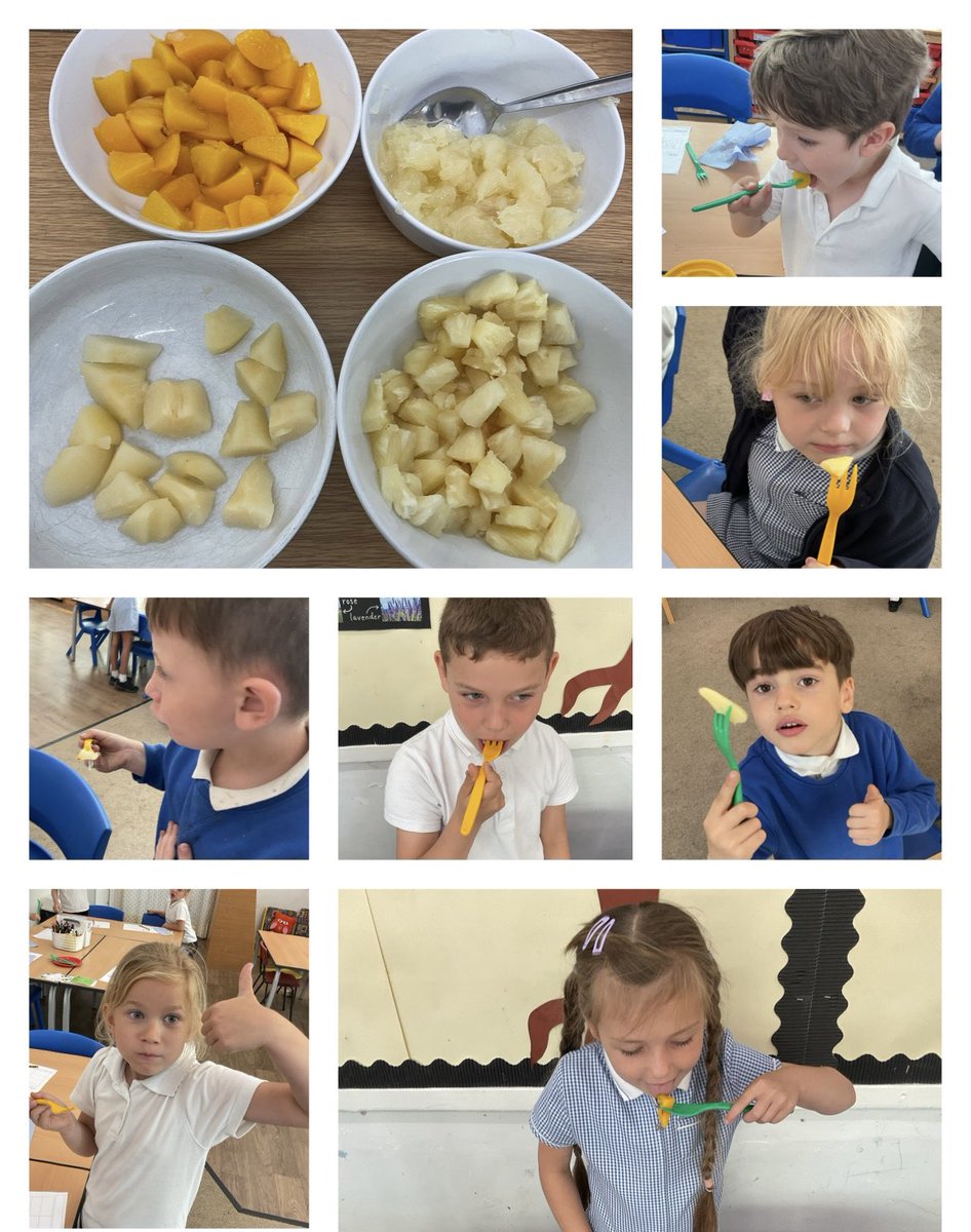 Year 1 have been tasting fruits this afternoon! We have been exploring what ingredients we might want to use to make a smoothie. We tried pineapple, pear, grapefruit and peach 🍍🍑🍐🍊