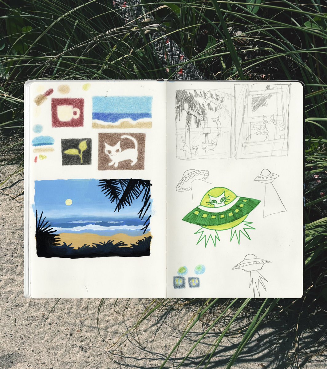 kellypringleart's tweet image. Sketchbook scans from the past few months 🌟