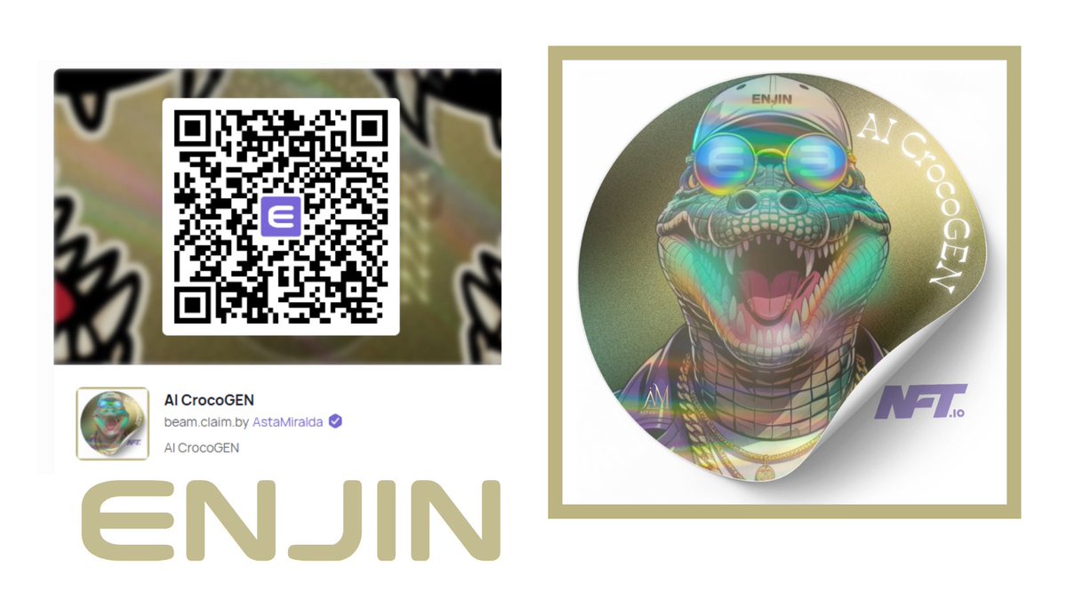 AI CrocoGEN <a href="/enjin/">Enjin</a> #enjin #AICrocoGen #AstaMiralda 
🐊
