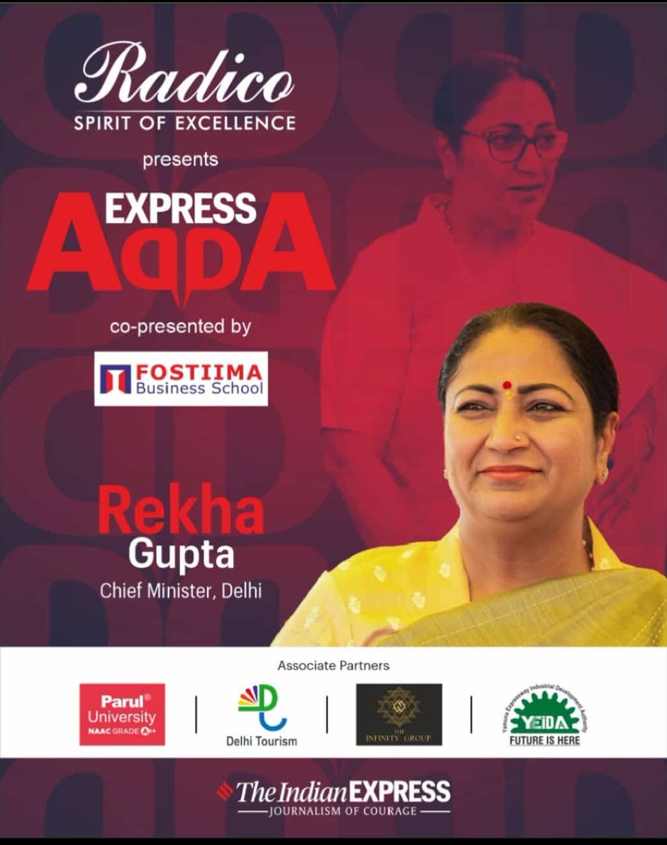 Rekha Gupta Express Adda Live Updates: Want development for Delhi instead of statehood, says Gupta 
youtube.com/live/W-E9bM36J…
