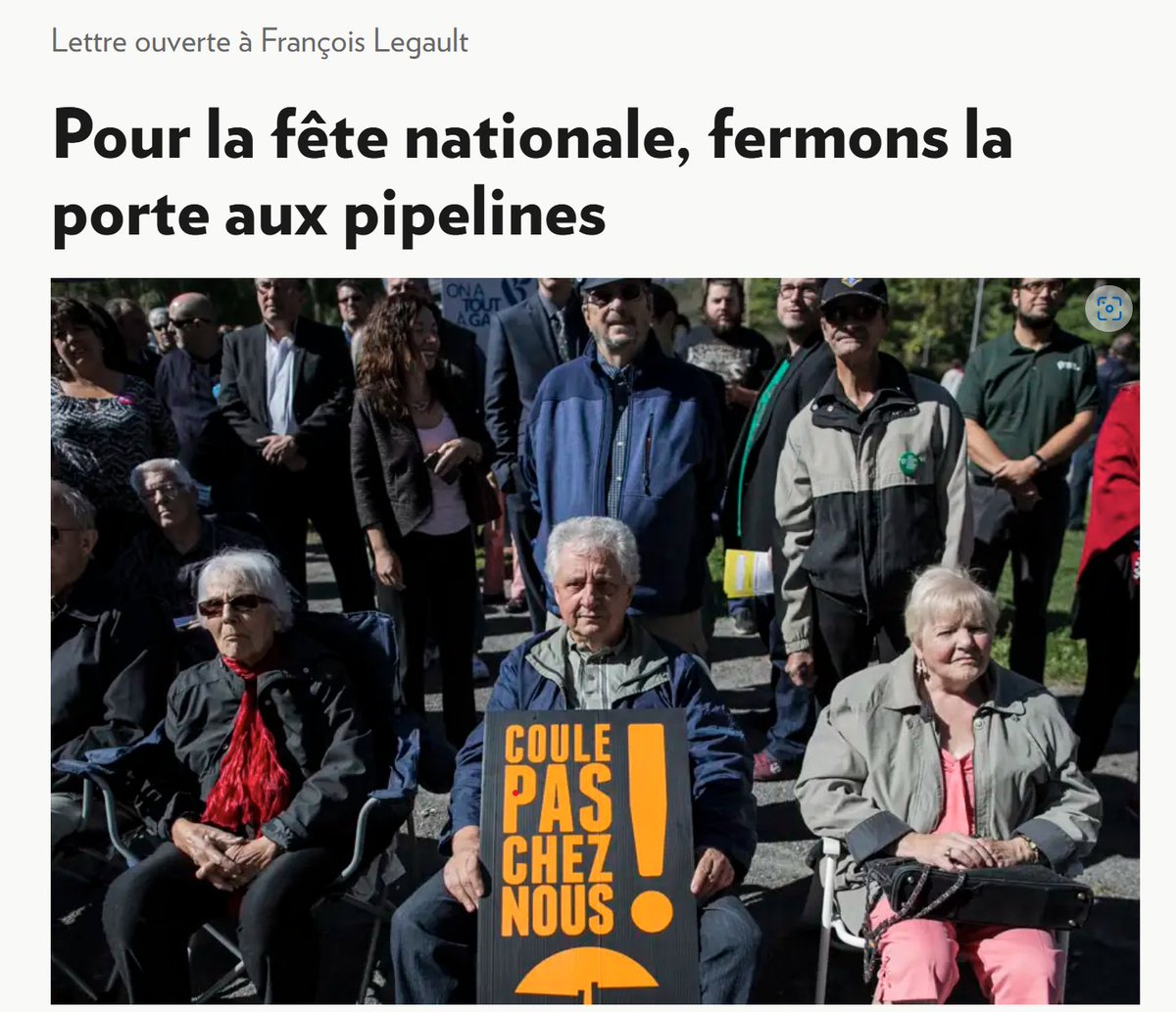 🌩️Selon des chercheurs de l’UQAM, les projets de pipelines ne tiennent pas la route, sont ni rentables ni justifiés ni utiles pour les Québécois-es &amp; seraient dévastateurs pour l'environnement

🎯"Ne devenons pas les porteurs de pétrole du reste du Canada"
lapresse.ca/dialogue/opini…