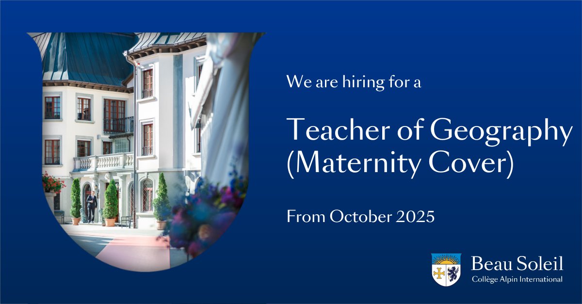We're #hiring

Living and working in the heart of the Swiss Alps, you’ll bring your passion for Geography to life for students from across the globe. 

Find out more information here 👉beausoleil.ch/teacher-of-geo…

#cabslife