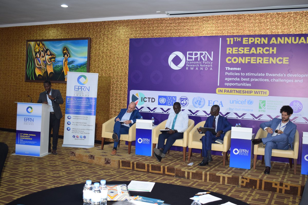 EPRN Rwanda (@eprnrwanda) on Twitter photo The 2nd panel discussion, jointly hosted by #EPRNRwanda and <a href="/ICTDTax/">International Centre for Tax and Development</a> , focused on Domestic Revenue Mobilization through effective tax policy administration, highlighting digitalization of tax systems and public education as key priorities.
#EPRNConference11 The 2nd panel discussion, jointly hosted by #EPRNRwanda and <a href="/ICTDTax/">International Centre for Tax and Development</a> , focused on Domestic Revenue Mobilization through effective tax policy administration, highlighting digitalization of tax systems and public education as key priorities.
#EPRNConference11
