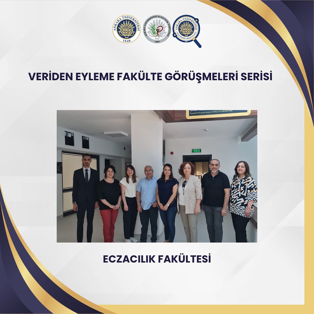 Veriden Eyleme Fakülte Görüşmeleri Serimizin bu haftaki ilk toplantısı Eczacılık Fakültesi Dekanı Prof. Dr. Asuman Bozkır ve Dekan Yard. Doç. Dr. İlker Ateş'in katılımlarıyla gerçekleşti.