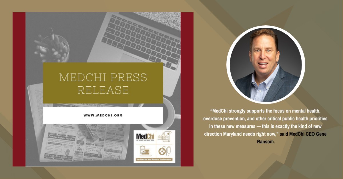 Several key health measures took effect on June 1 and now more health measures will take effect on July 1, 2025. MedChi regularly monitors all health-related legislation every year during and outside of the Legislative session. Read more here 👉 medchi.org/Portals/18/Jul…