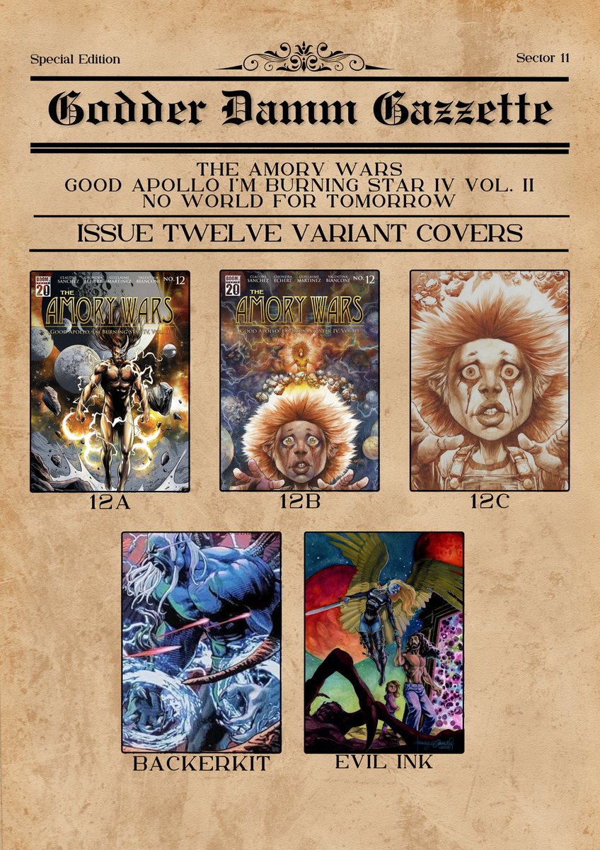 The End Complete. Yesterday, the final issue of The Amory Wars via <a href="/boomstudios/">BOOM! Studios</a> / <a href="/EvilInkComics/">Evil Ink Comics</a> was released. So long, Amory…

#NWFT #COTF #Coheed #TheAmoryWars #Comics