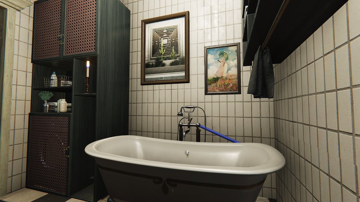 Witchtail's tweet photo. Realistic Small Bathroom Design #oncehuman #ThePhotoMode #VirtualPhotography #playerbase https://t.co/JPJZkgRYPP