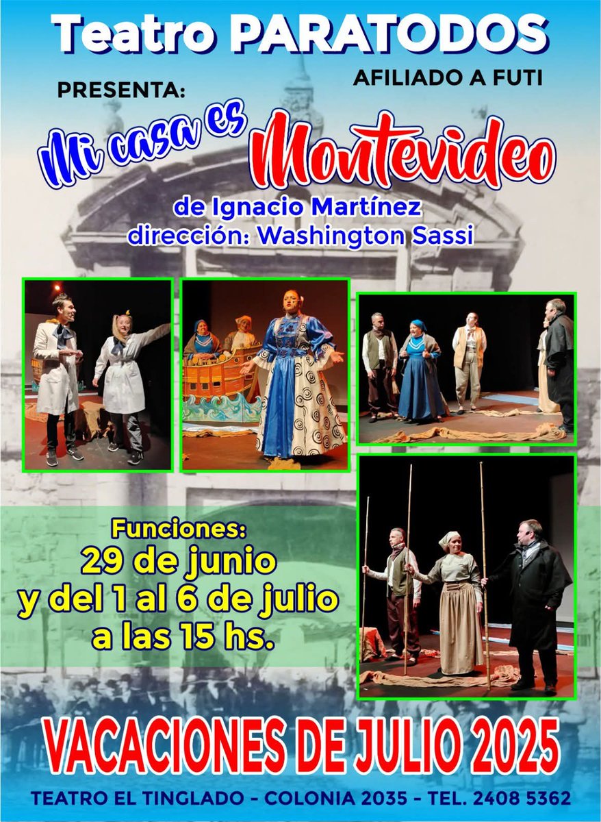 ¡TRES OBRAS DE TEATRO PARA LAS VACACIONES DE JULIO!