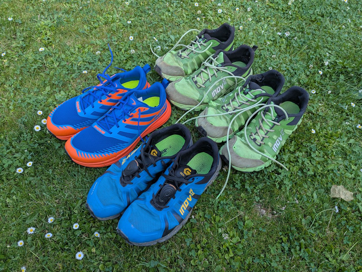 S Trailfly G270 k dnešku naběháno 1500 km a začnu je používat i na koloběžku. Naopak Terraultra G260 I (1900 km běh, cca 1000 km koloběžka + x00 km venčení psa) a II ((2000 km běh, cca 1000 km koloběžka + x00 km venčení psa)) vyřazuji úplně. TrailFly Zero první běh teprve čeká.