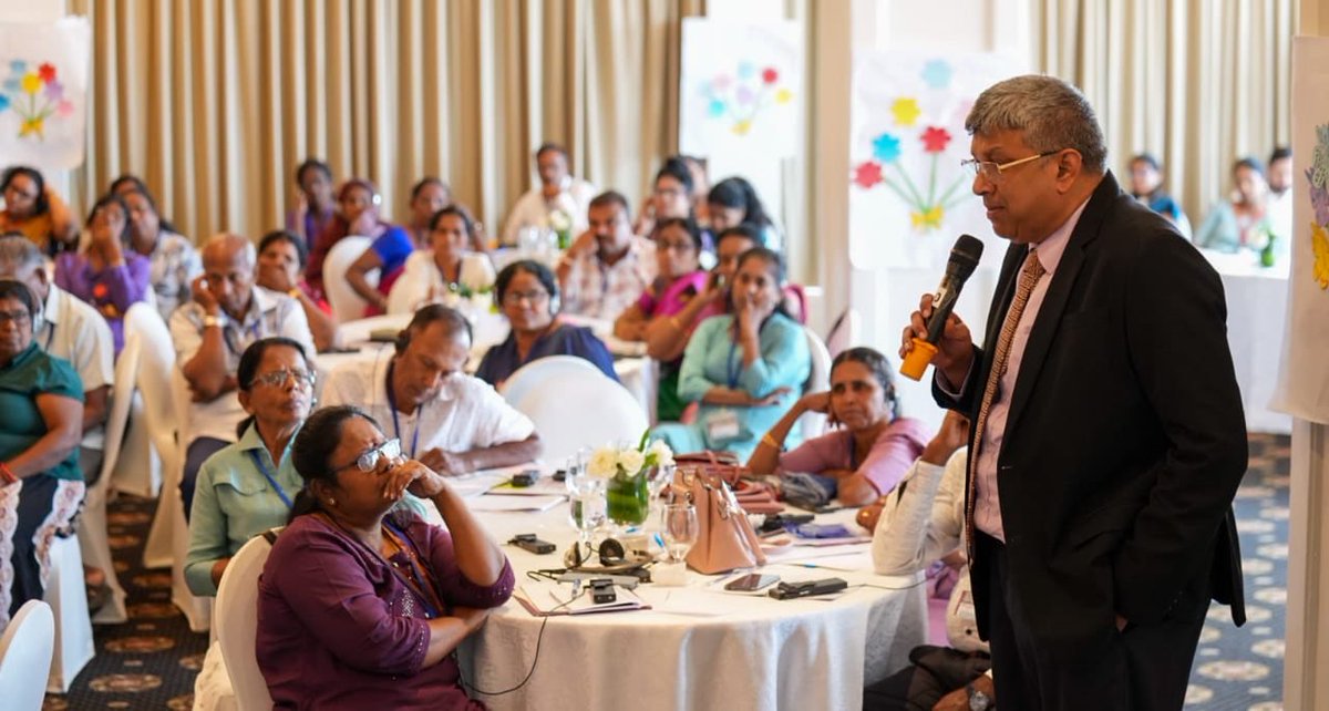 ChappazSeverine's tweet photo. Day 2 - National conference for families of Missing persons in Sri Lanka : a moment of engagement between the families and national authorities. The Minister of Justice highlighted the importance of justice, acknowledgment and economic &amp; psychosocial support for the families. https://t.co/pFJNIlJokc