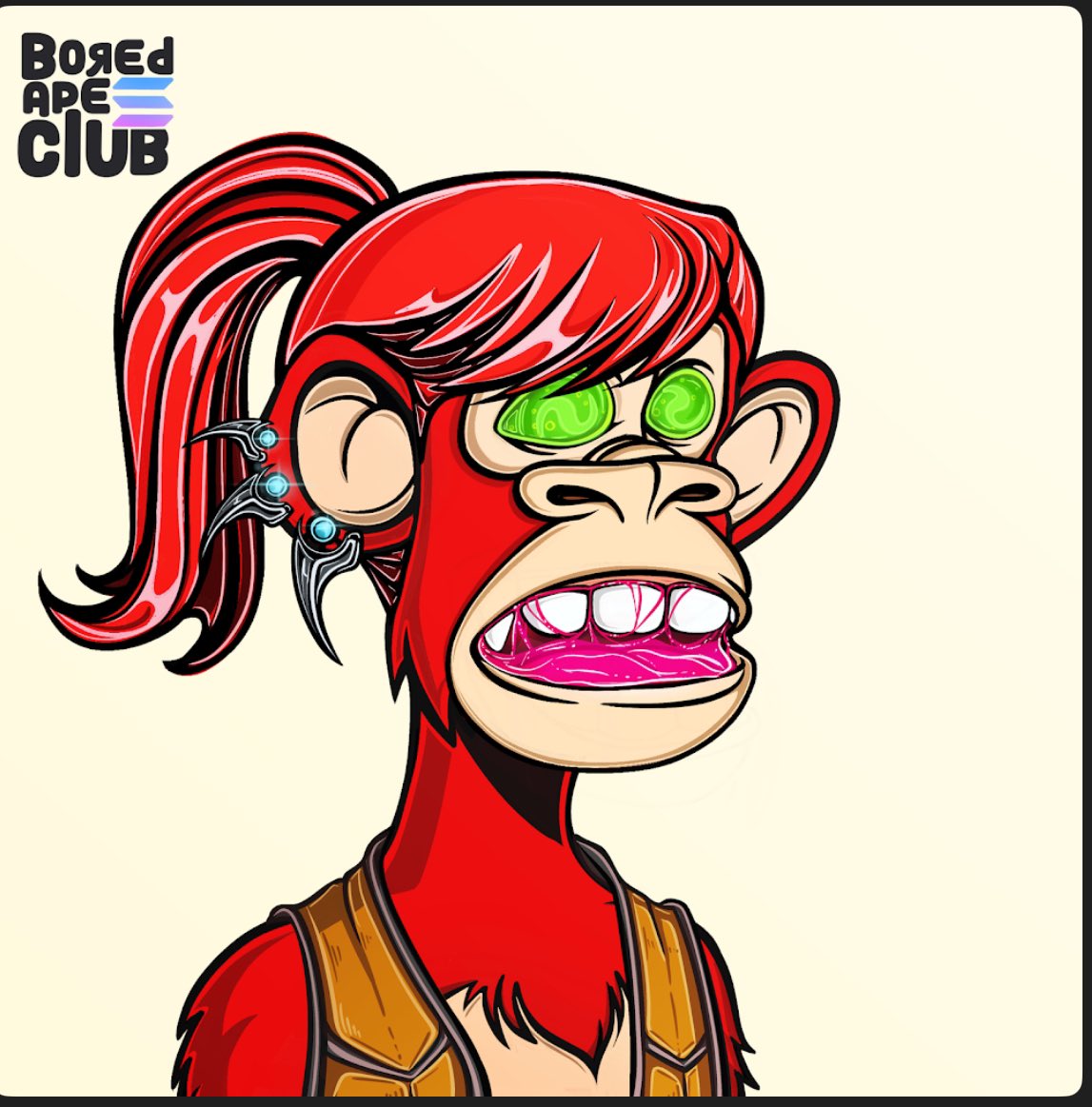 Has been 9 mths since I join the <a href="/BoredApeSolClub/">Bored Ape Solana Club</a> community, and this family welcomed me so well that I feel myself in home🥰 
People that give me support and give me chance to grow up as well🥰 
I have conviction, want to stay forever. 
Thanks <a href="/dak_daze/">Daze💎</a> for this reward 🥰❤️💙💜