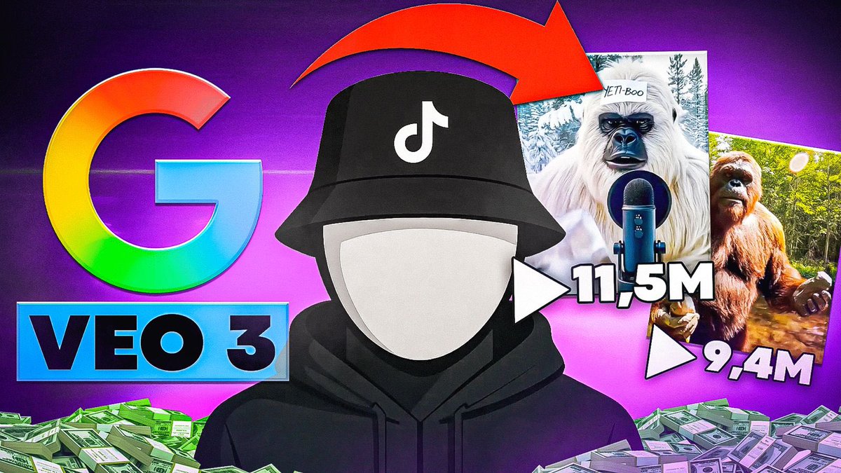 🚨Comment devenir VIRAL sur TikTok avec Google VEO 3 (Méthode Complète) 

N’importe qui peut en quelques jours générer des revenus avec la monétisation et TikTok Shop 💰

Je viens de tourner une vidéo YouTube avec le Tuto Complet pour te montrer 

Le lien juste en dessous 👇🏼
