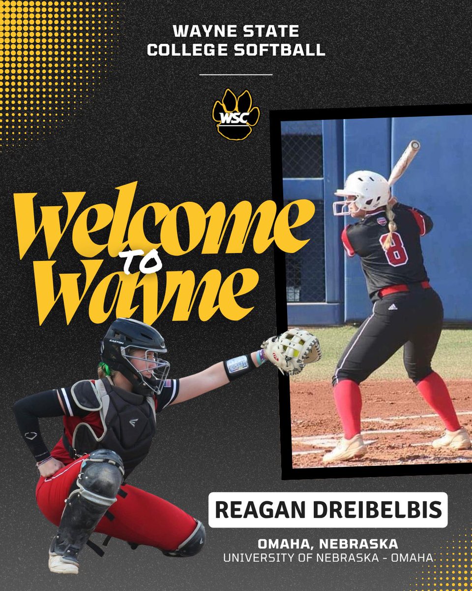 WSC Softball (@wscwildcatsb) on Twitter photo ππβπ¬ ππππ’ππ’ππ₯ πΌ
Welcome to Wayne, <a href="/ReaganDreibelb1/">Reagan Dreibelbis</a> !
#GoCats ππβπ¬ ππππ’ππ’ππ₯ πΌ
Welcome to Wayne, <a href="/ReaganDreibelb1/">Reagan Dreibelbis</a> !
#GoCats