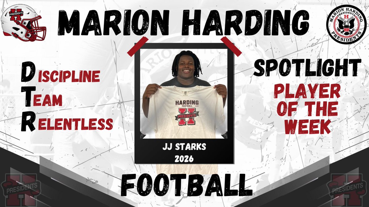 SPOTLIGHT PLAYER OF THE WEEK

Shoutout to our senior offensive/defensive lineman, JJ Starks! This young man brings it every day—hardworking, coachable, and a true leader on and off the field. We’re expecting big things from him for his senior season!!!

#DTR #HonorForever