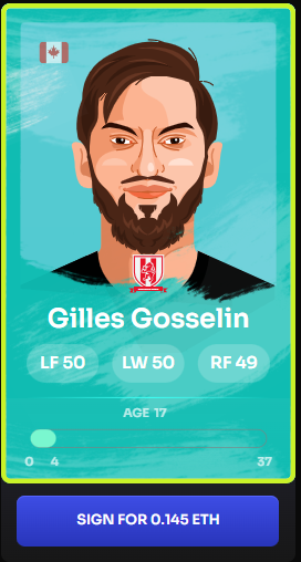 Is anybody interested by him ?
=> DM