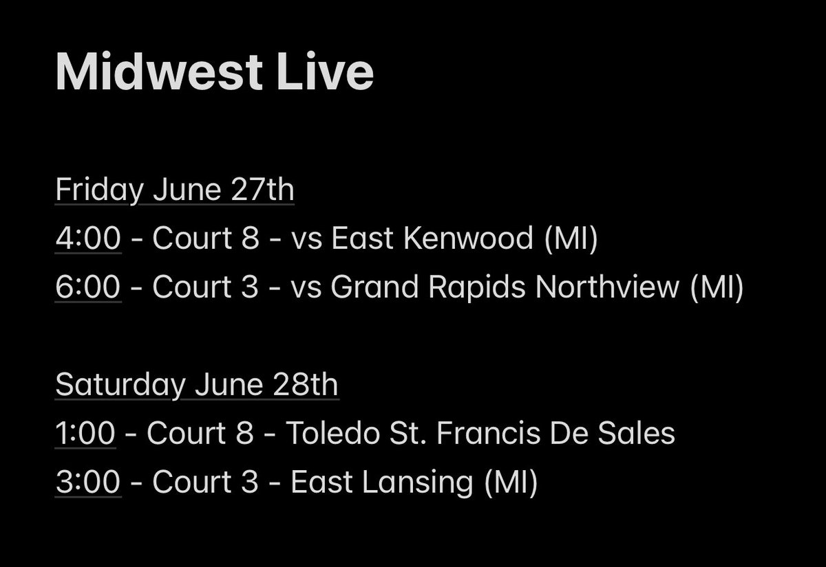 My Midwest Live schedule for this weekend!
<a href="/sonnyjohnson32/">Sonny Johnson</a>