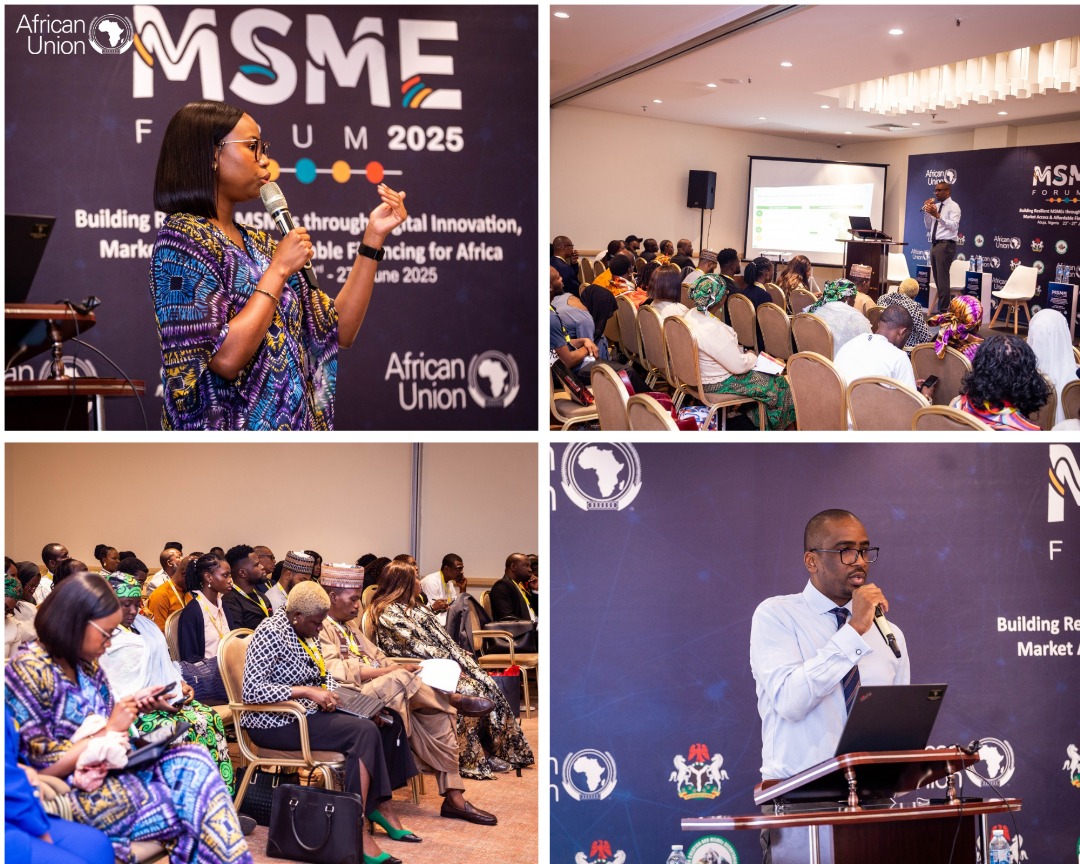 AU-Economic Dev't,Trade,Tourism Industry &Minerals (@au_ettim) on Twitter photo 📍Abuja, Nigeria
Happening Now: Master Class by <a href="/_AfricanUnion/">African Union</a> and <a href="/afreximbank/">African Export-Import Bank - Afreximbank</a> Opportunities in Digital Financing and Market Access for African MSMEs.
#AUMSMEForum 📍Abuja, Nigeria
Happening Now: Master Class by <a href="/_AfricanUnion/">African Union</a> and <a href="/afreximbank/">African Export-Import Bank - Afreximbank</a> Opportunities in Digital Financing and Market Access for African MSMEs.
#AUMSMEForum