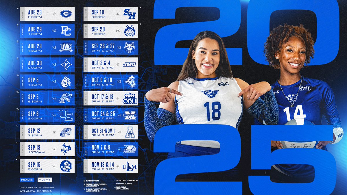 GSU_CourtVB's tweet image. 𝟐𝟎𝟐𝟓 𝐒𝐄𝐀𝐒𝐎𝐍 𝐋𝐎𝐀𝐃𝐈𝐍𝐆....
📰 bit.ly/3Tbv2WM
#LightItBlue