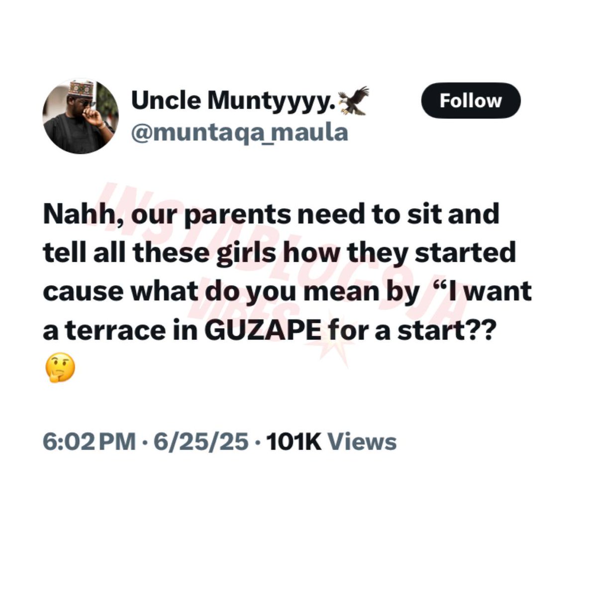 instablog9ja's tweet image. “How did we get here?” — Man questions Gen Z babes’ luxury standards after lady says she wants a terrace in Guzape for a start 😩💸🤔