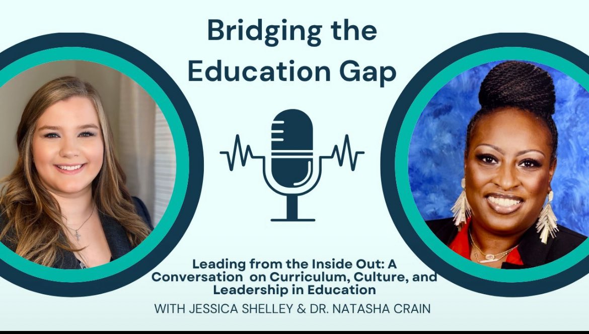 Dr. NaTasha Crain (@classycrain) on Twitter photo Honored to join Jessica Shelley on Bridging the Education Gap 🎙️
We discussed leading from the inside out—shaping curriculum, culture, & community with hand, heart, & mind. 💡❤️
Listen, like & share:
🎧 YouTube: youtu.be/0DhKfeKfD2Q
🎧 Spotify: tinyurl.com/DrCrainPodcast Honored to join Jessica Shelley on Bridging the Education Gap 🎙️
We discussed leading from the inside out—shaping curriculum, culture, & community with hand, heart, & mind. 💡❤️
Listen, like & share:
🎧 YouTube: youtu.be/0DhKfeKfD2Q
🎧 Spotify: tinyurl.com/DrCrainPodcast