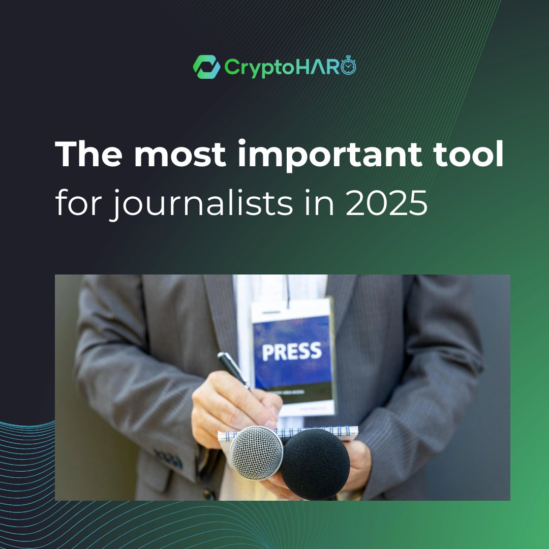 Crypto_Haro's tweet photo. While there's no single "most important" tool, the combination of speed, credibility, and technical literacy is now core to the journalist's workflow.

What tools do you rely on or see gaining traction in your work with the media? https://t.co/Gn0Wc64UMn
